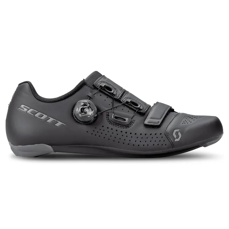 Scott Team BOA Men's Road Shoes - Matt Black/Dark Grey 8 Scott Team BOA Men's Road Shoes - Matt Black/Dark Grey - Image 6