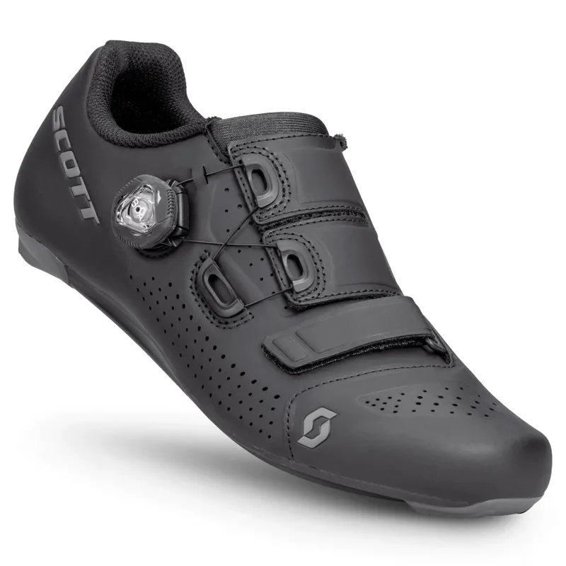 Scott Team BOA Men's Road Shoes - Matt Black/Dark Grey 9 Scott Team BOA Men's Road Shoes - Matt Black/Dark Grey - Image 7