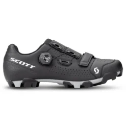 Scott Team BOA Men's MTB Shoes - Matt Black/White -Sportful Shop 2812066503B 1