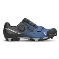Scott Team BOA Men's MTB Shoes - Black Fade/Metallic Blue -Sportful Shop 2812067565B