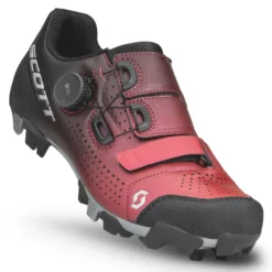 Scott Team BOA Women's MTB Shoes - Black Fade/Metallic Red -Sportful Shop 2812157566