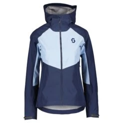 Scott Explorair Light Dryo 3L Women's Waterproof Jacket - Dark Blue/Metal Blue -Sportful Shop 289324MIDBLUglaceBLU 1