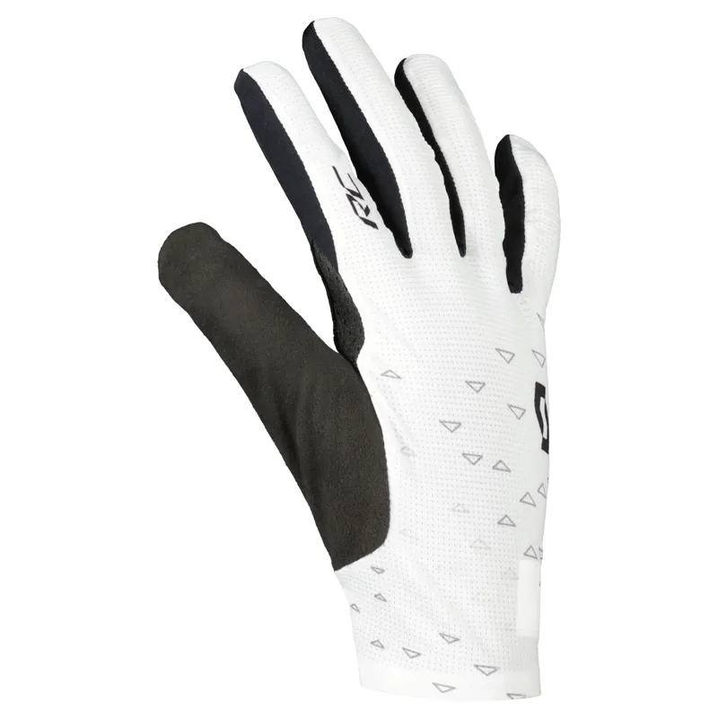 Scott RC Pro Long Finger Gloves - White/Black 6 Scott RC Pro Long Finger Gloves - White/Black - Image 4