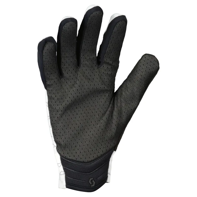 Scott RC Pro Long Finger Gloves - White/Black 7 Scott RC Pro Long Finger Gloves - White/Black - Image 5