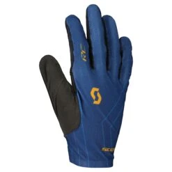 Scott RC Team Long Finger Gloves - Black/Sulphur Yellow -Sportful Shop 289376MIDBLUGryBLU 1 1