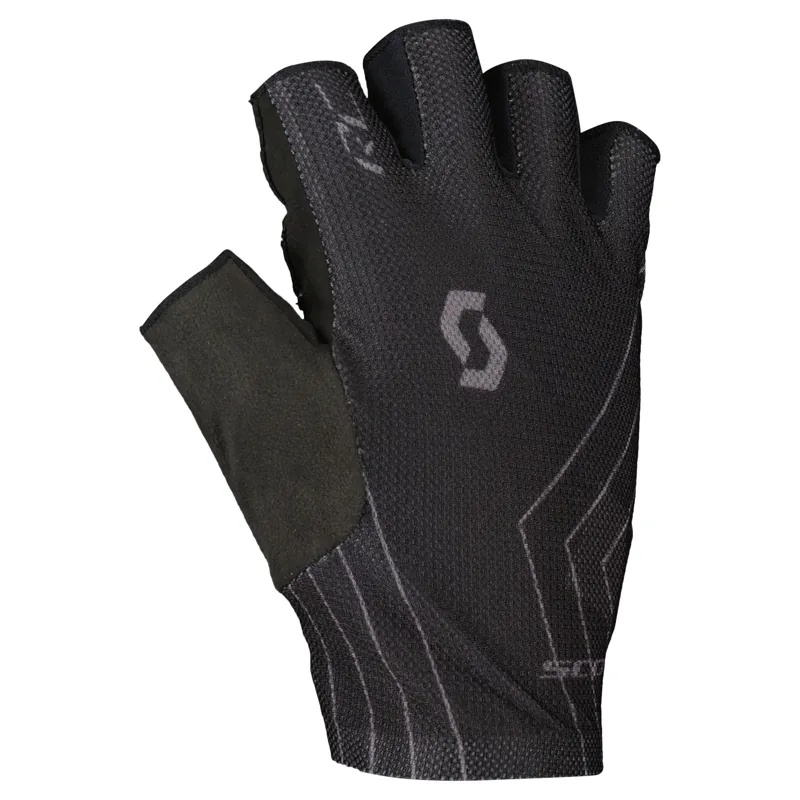 Scott RC Team Short Finger Gloves - Black/Dark Grey 4 Scott RC Team Short Finger Gloves - Black/Dark Grey - Image 2