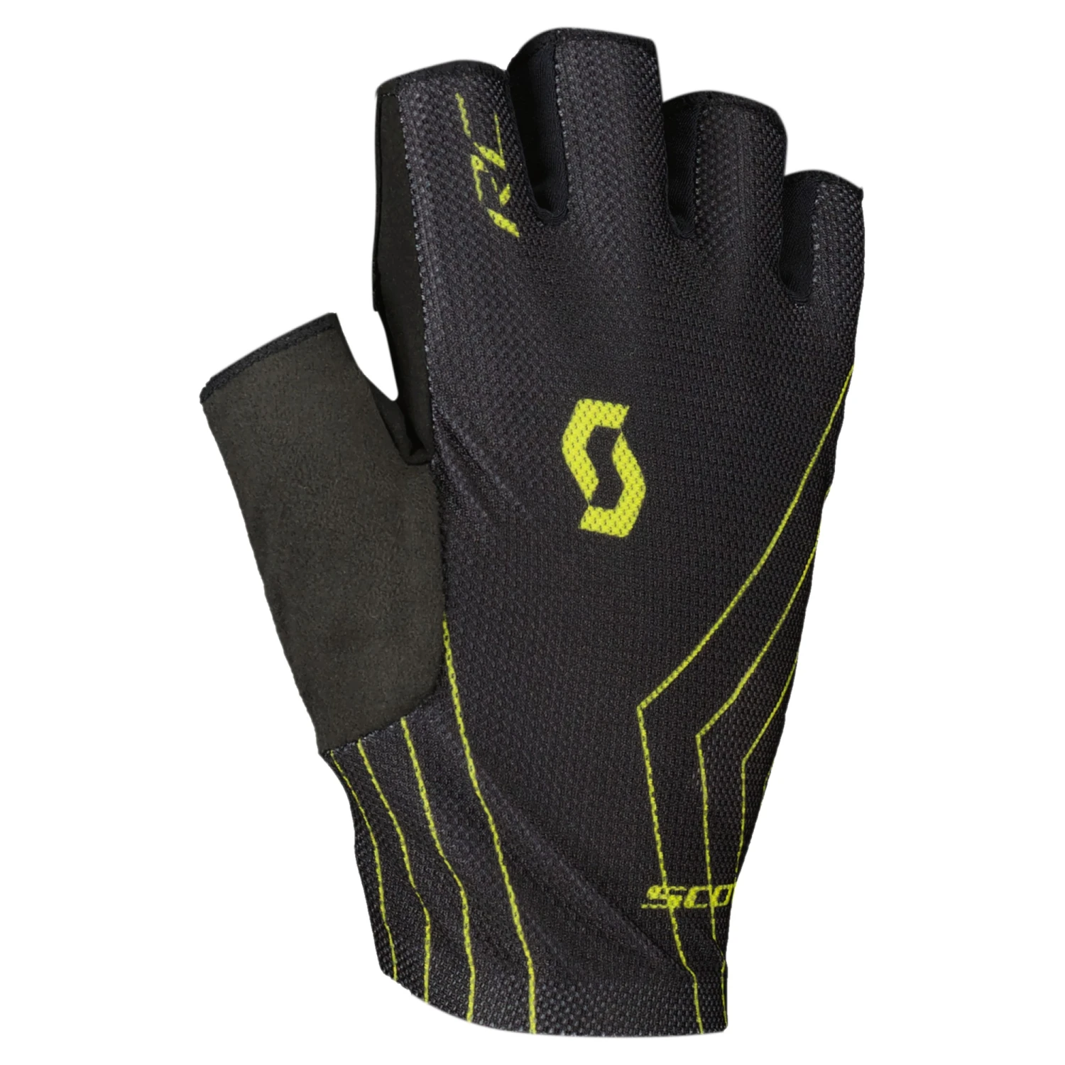 Scott RC Team Short Finger Gloves - Black/Dark Grey 6 Scott RC Team Short Finger Gloves - Black/Dark Grey - Image 4