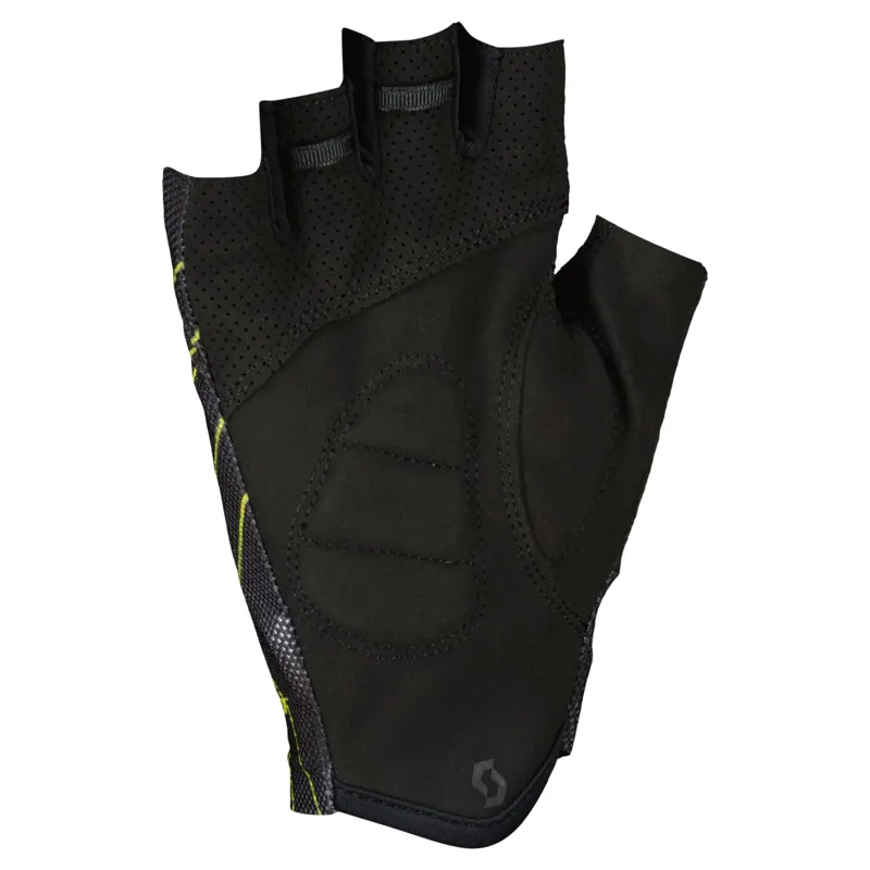 Scott RC Team Short Finger Gloves - Black/Sulphur Yellow 7 Scott RC Team Short Finger Gloves - Black/Sulphur Yellow - Image 5