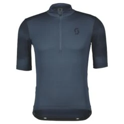 Scott Gravel 10 Men's Short Sleeve Jersey - Black/Nile Blue -Sportful Shop 2894087378 2