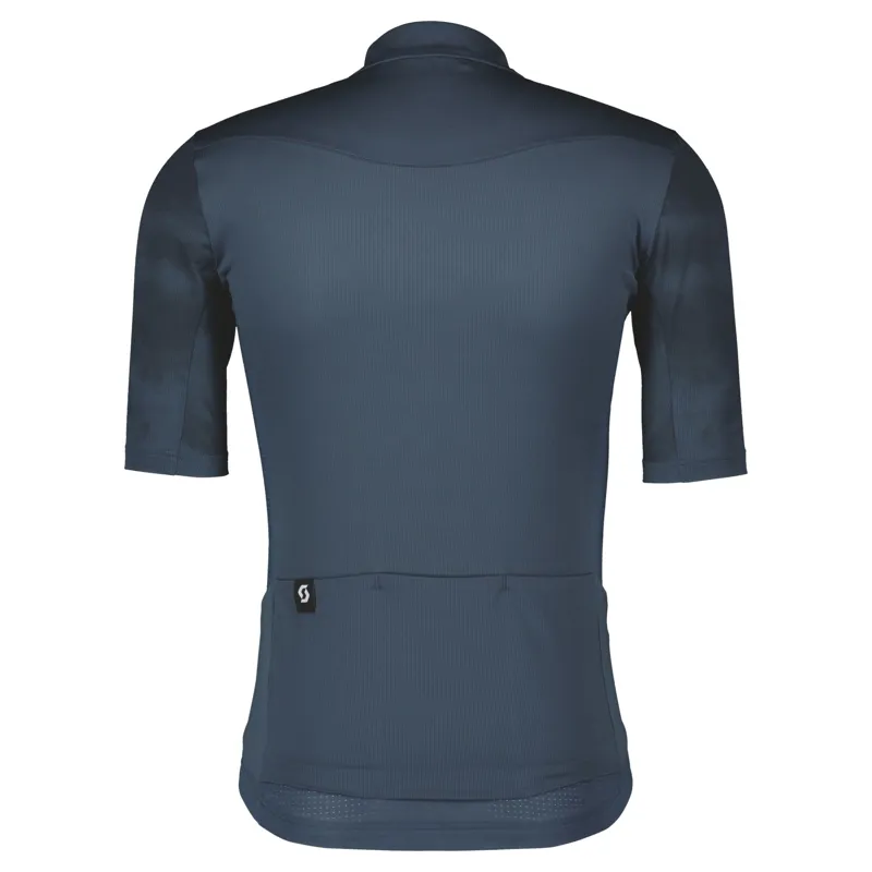 Scott Gravel 10 Men's Short Sleeve Jersey - Metal Blue/Dark Blue 3 Scott Gravel 10 Men's Short Sleeve Jersey - Metal Blue/Dark Blue