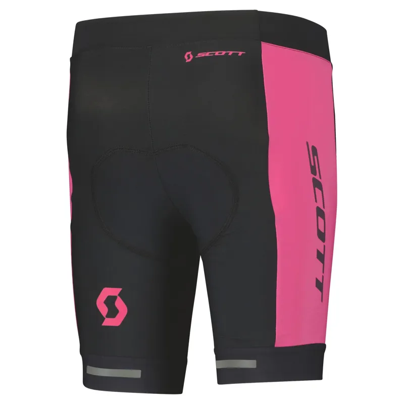 Scott RC Pro Junior Lycra Shorts - Black/Carmine Pink 3 Scott RC Pro Junior Lycra Shorts - Black/Carmine Pink