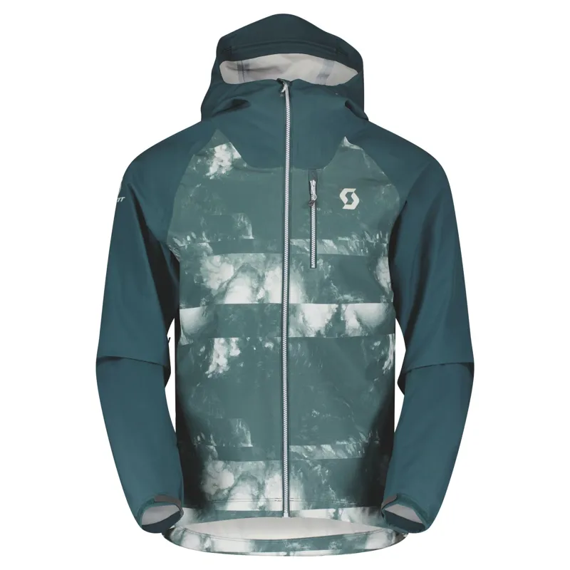 Scott Trail Storm Waterproof Men's Jacket - Aruba Green/Grey 5 Scott Trail Storm Waterproof Men's Jacket - Aruba Green/Grey - Image 3