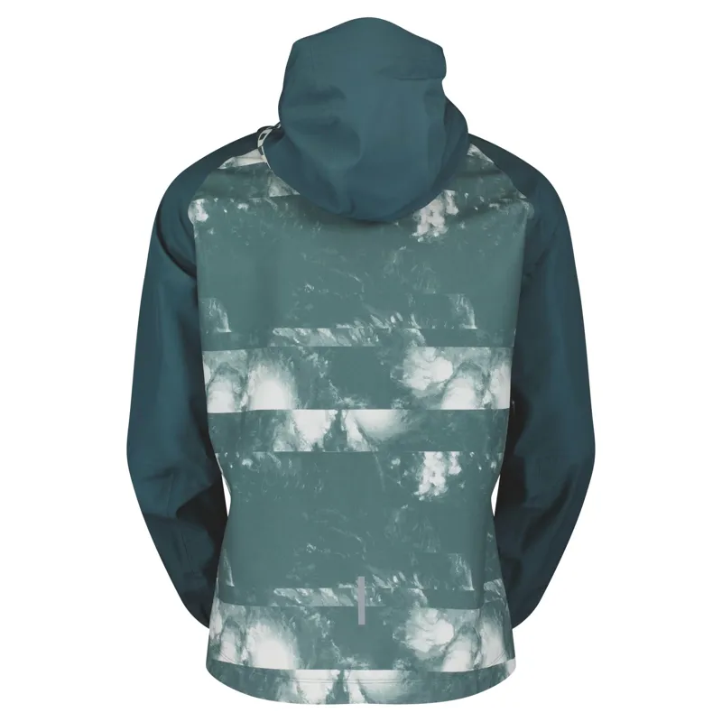 Scott Trail Storm Waterproof Men's Jacket - Aruba Green/Grey 4 Scott Trail Storm Waterproof Men's Jacket - Aruba Green/Grey - Image 2