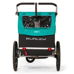 Burley Encore X Child Trailer - Turquoise -Sportful Shop 3 encore x rear webex