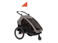 XLC Kids Duo S 2 Child Bike Trailer - Grey -Sportful Shop 3092000705Detail 5 1920x1920