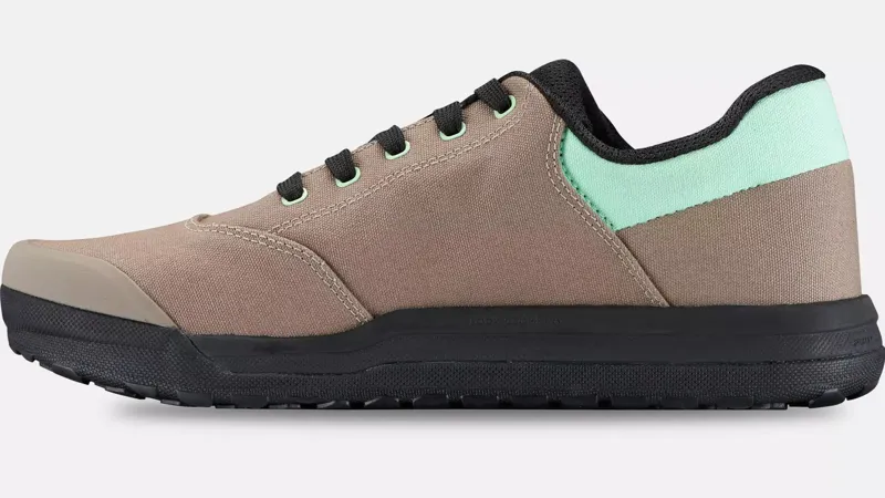 Specialized 2FO Roost Canvas Flat MTB Shoes - Taupe/Oasis 6 Specialized 2FO Roost Canvas Flat MTB Shoes - Taupe/Oasis - Image 4