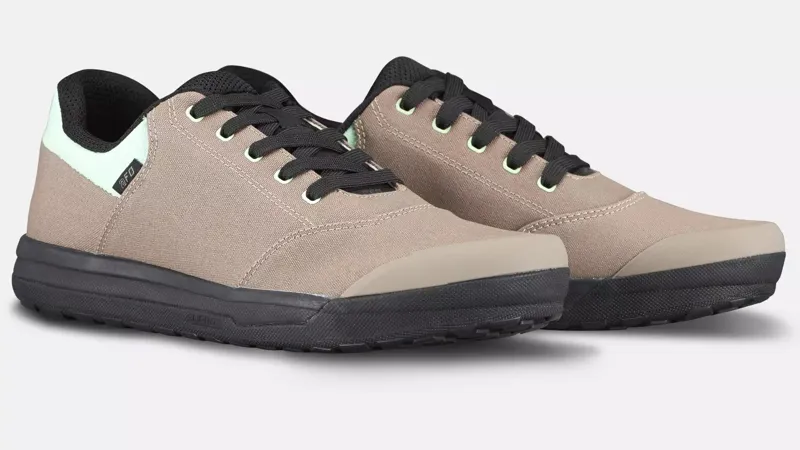 Specialized 2FO Roost Canvas Flat MTB Shoes - Taupe/Oasis 8 Specialized 2FO Roost Canvas Flat MTB Shoes - Taupe/Oasis - Image 6