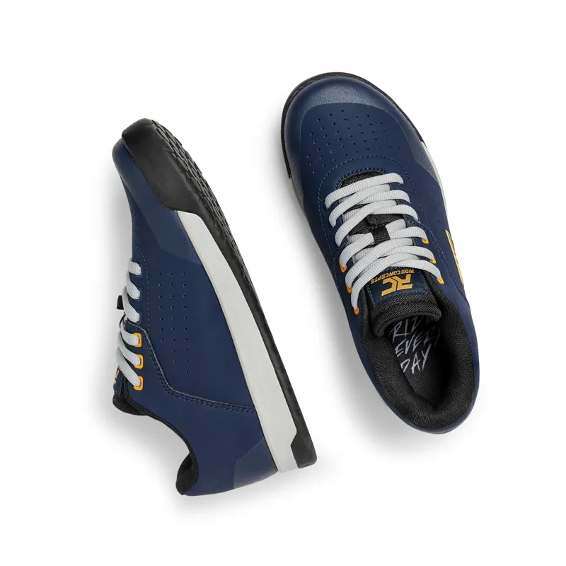 Ride Concepts Hellion Women's Flat MTB Shoes - Midnight Blue/Yellow 7 Ride Concepts Hellion Women's Flat MTB Shoes - Midnight Blue/Yellow - Image 5