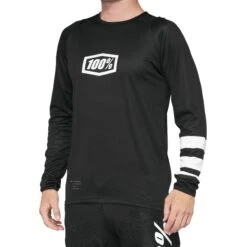 100 Percent R-Core Men's Long Sleeve Jersey - Black/Slate Blue 9 100 Percent R-Core Men's Long Sleeve Jersey - Black/Slate Blue -Sportful Shop 40005 00010