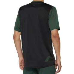 100 Percent Ridecamp Men's Short Sleeve Jersey - Black/Forest Green -Sportful Shop 40027 00000 2