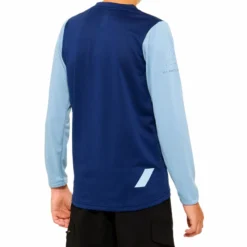 100 Percent Ridecamp Youth Long Sleeve Jersey - Slate/Navy -Sportful Shop 40032 00004 2