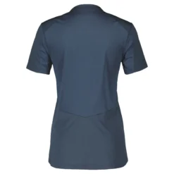 Scott Trail Flow Zip Women's Short Sleeve Jersey - Metal Blue/Dark Blue -Sportful Shop 4031177378A
