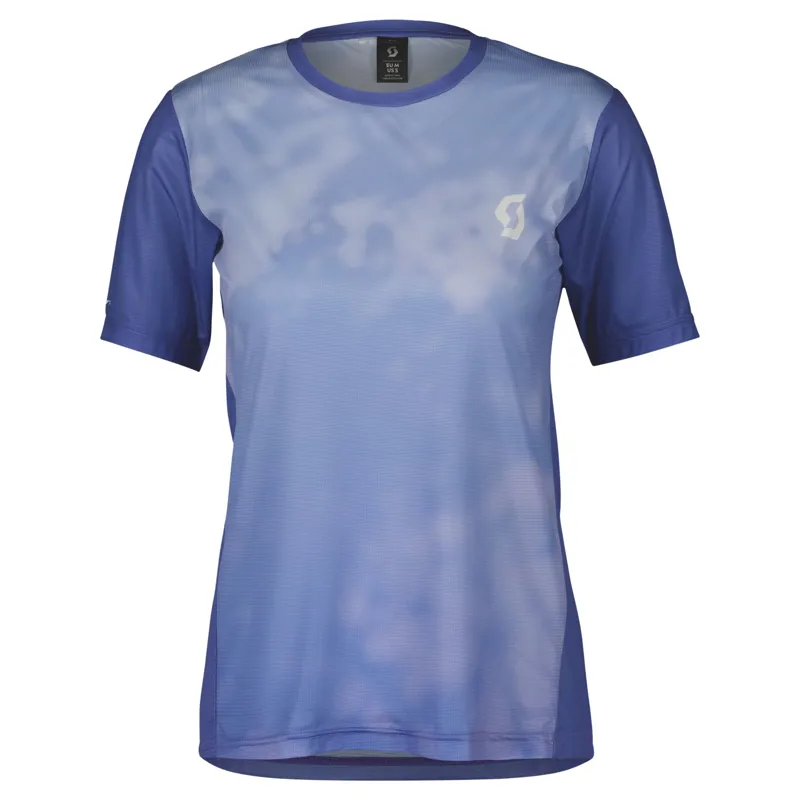 Scott Trail Flow Women's Short Sleeve Jersey - Moon Blue/Dream Blue 5 Scott Trail Flow Women's Short Sleeve Jersey - Moon Blue/Dream Blue - Image 3