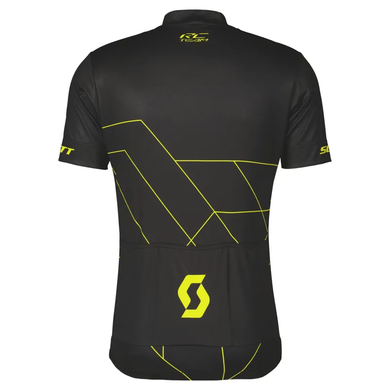 Scott RC Team 20 Men's Short Sleeve Jersey - Black/Sulphur Yellow 7 Scott RC Team 20 Men's Short Sleeve Jersey - Black/Sulphur Yellow - Image 5