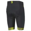 Scott RC Team Men's Lycra Shorts - Black/Sulphur Yellow -Sportful Shop 4031335024A