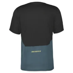 Scott Trail Tuned Men's Short Sleeve Jersey - Black/Aruba Green