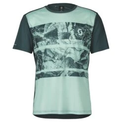 Scott Trail Flow Men's Short Sleeve Jersey - Metal Blue/Dark Blue -Sportful Shop 4032337502 1