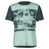 Scott Trail Flow Men's Short Sleeve Jersey - Fir Green/Black