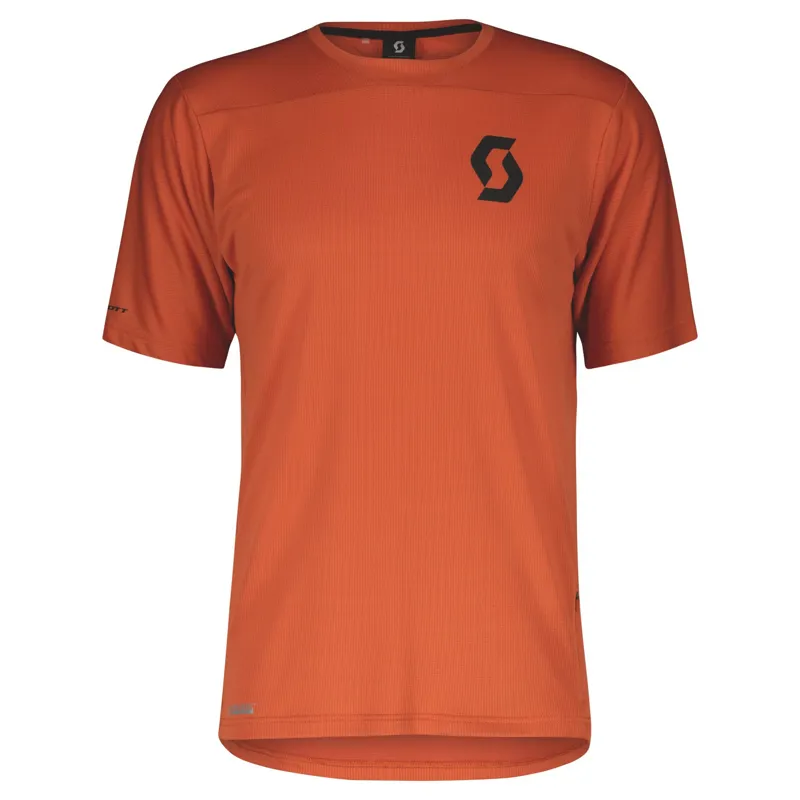 Scott Trail Vertic Pro Men's Short Sleeve Jersey - Braze Orange 4 Scott Trail Vertic Pro Men's Short Sleeve Jersey - Braze Orange - Image 2