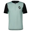 Scott Trail Vertic Zip Men's Short Sleeve Jersey - Fir Green/Black -Sportful Shop 4032947555 1 1