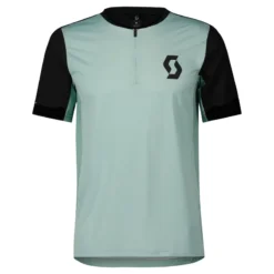Scott Trail Vertic Zip Men's Short Sleeve Jersey - Black -Sportful Shop 4032947555 1