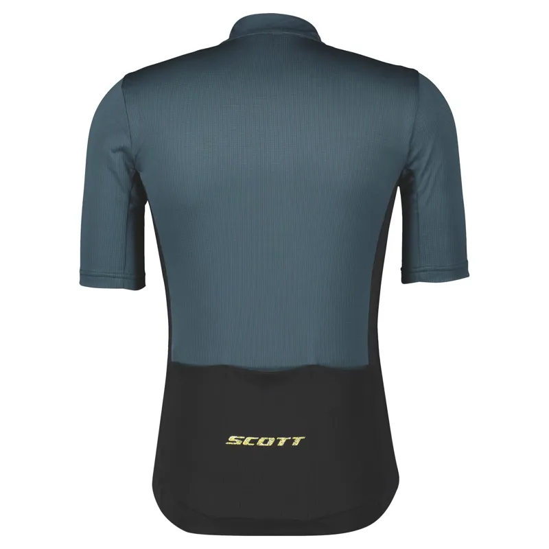 Scott Gravel Tuned Men's Short Sleeve Jersey - Black/Aruba Green 3 Scott Gravel Tuned Men's Short Sleeve Jersey - Black/Aruba Green
