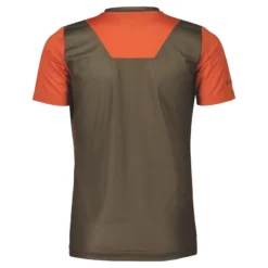 Scott Trail Vertic 10 Junior Short Sleeve Jersey - Braze Orange/Shadow Brown
