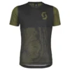 Scott Trail Vertic 10 Junior Short Sleeve Jersey - Black/Fir Green -Sportful Shop 4039577552
