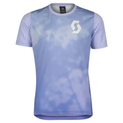 Scott Trail Vertic 20 Junior Short Sleeve Jersey - Dark Blue/Metal Blue