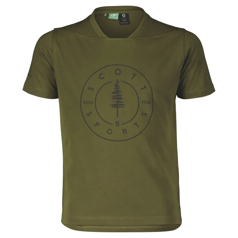 Scott Trail Flow 10 DRI Junior Short Sleeve Jersey - Braze Orange 3 Scott Trail Flow 10 DRI Junior Short Sleeve Jersey - Braze Orange