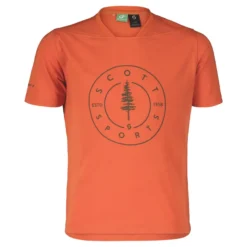 Scott Trail Flow 10 DRI Junior Short Sleeve Jersey - Braze Orange 6 Scott Trail Flow 10 DRI Junior Short Sleeve Jersey - Braze Orange -Sportful Shop 4039597539