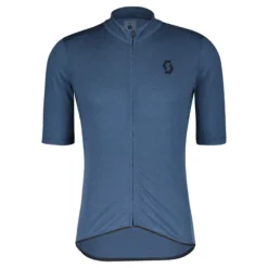 Scott Gravel Merino Men's Short Sleeve Jersey - Metal Blue/Dark Blue -Sportful Shop 4040917378