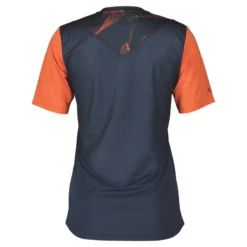 Scott Trail Vertic Women's Short Sleeve Jersey - Dark Blue/Braze Orange -Sportful Shop 4082797556A