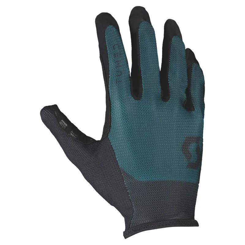 Scott Traction Tuned Long Finger Gloves - Aruba Green 4 Scott Traction Tuned Long Finger Gloves - Aruba Green - Image 2