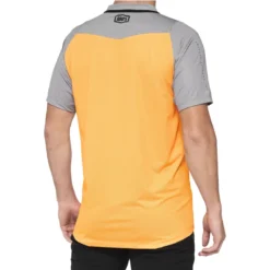 100 Percent Celium Short Sleeve Jersey - Orange/Grey -Sportful Shop 41204 424 2