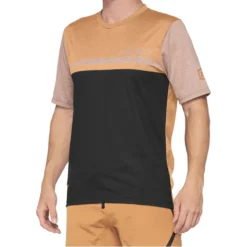 100 Percent Airmatic Short Sleeve Jersey - Caramel/Black -Sportful Shop 41312 429