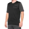 100 Percent Ridecamp Men's Short Sleeve Jersey - Charcoal/Black -Sportful Shop 41401 052