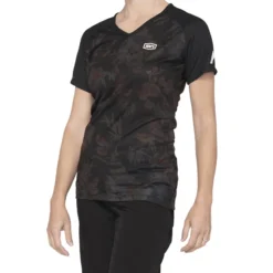 100 Percent Airmatic Womens Short Sleeve Jersey - Black Floral 8 100 Percent Airmatic Womens Short Sleeve Jersey - Black Floral -Sportful Shop 44306 432