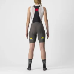 Castelli Prima Women's Bib Shorts - Forest Grey/Sulphur -Sportful Shop 452006222p 089 02 1400Wx1400H