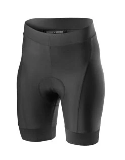 Castelli Prima Womens Lycra Shorts - Black/Red -Sportful Shop 452006320p 030 01 1400wx1400h